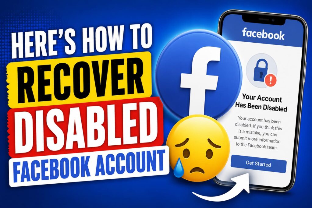 How To Recover Disabled Facebook Account