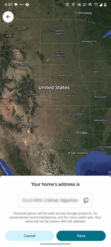 Step 5 How to add your home address to Google Maps